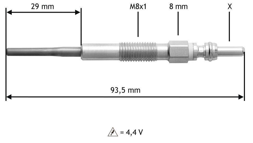 Bougie de préchauffage VALEO 345206